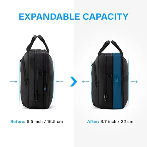 17.3 Inch Laptop Bag, Expandable Briefcase,Computer Bag Men Women,Laptop Shoulder