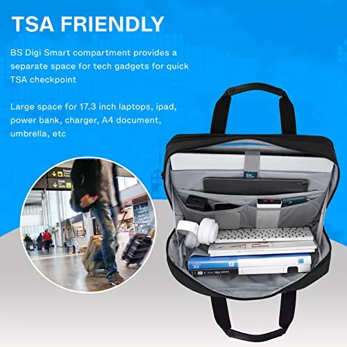 17.3 Inch Laptop Bag, Expandable Briefcase,Computer Bag Men Women,Laptop Shoulder