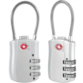 3-Digit Luggage Combination Lock | 2 Pack