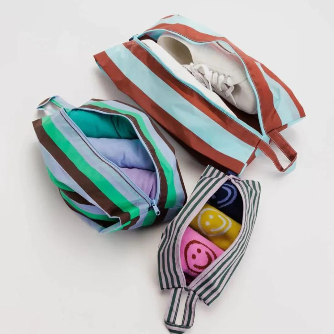 3D Travel Zip Set (Vacation Stripe Mix)