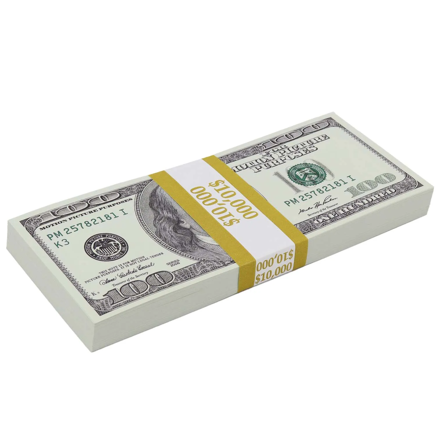$500,000 BLANK FILLER 2000 Series Stacks & Briefcase