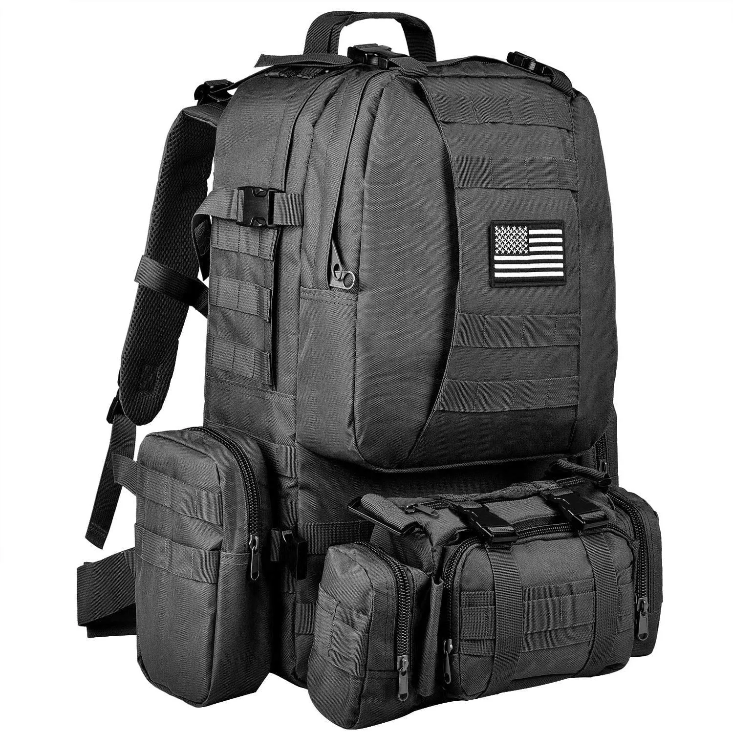 60L Camping Hiking Backpack, Large Multifunction Outdoor Backpack