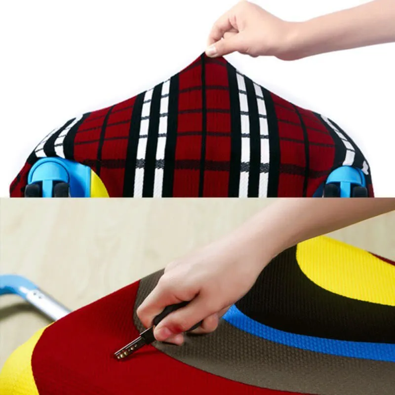 Acrylic Paint Colors | Standard Design | Luggage Suitcase Protective Cover