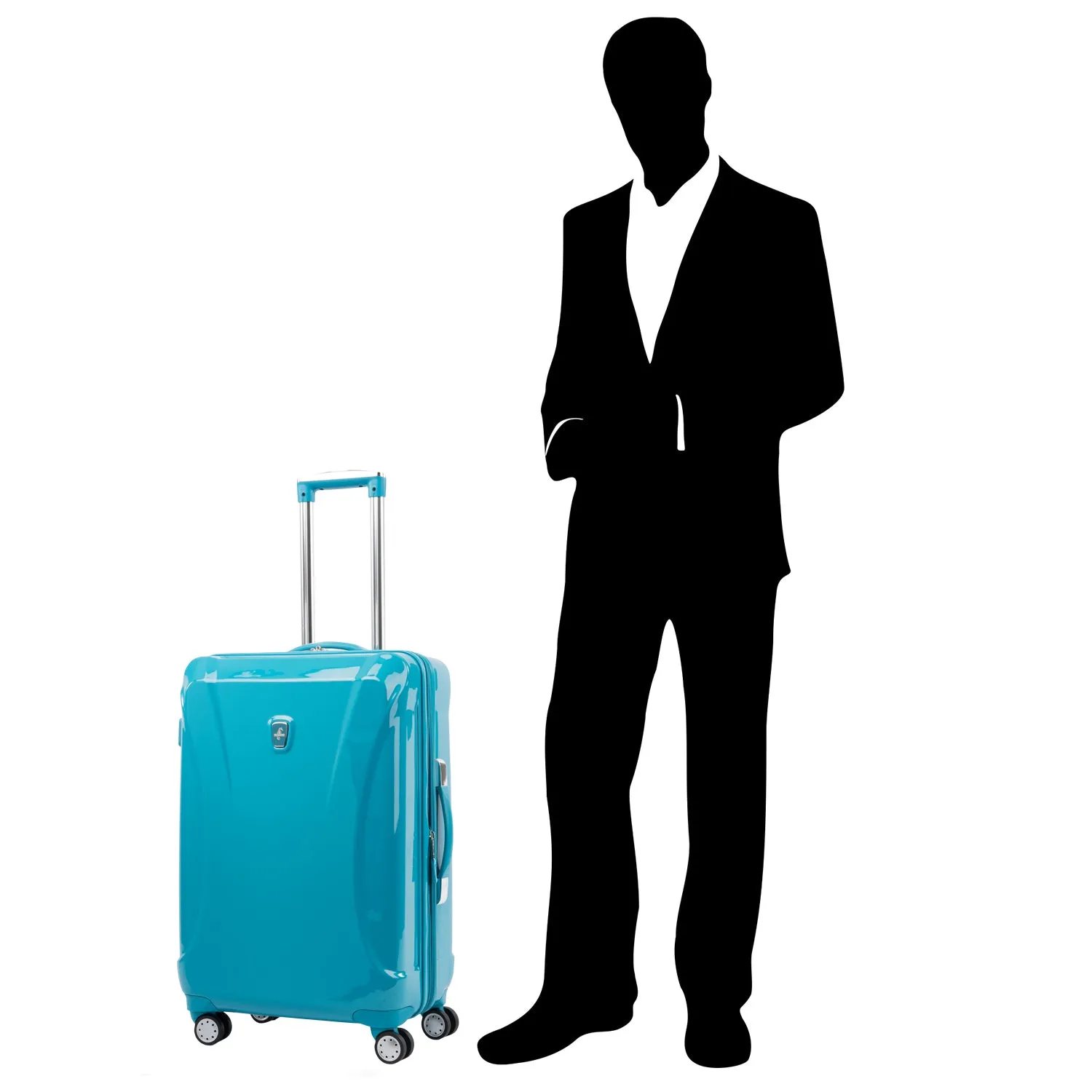 Atlantic® Ultra® Lite 4 | 24" Check-In Hardside Spinner Turquoise