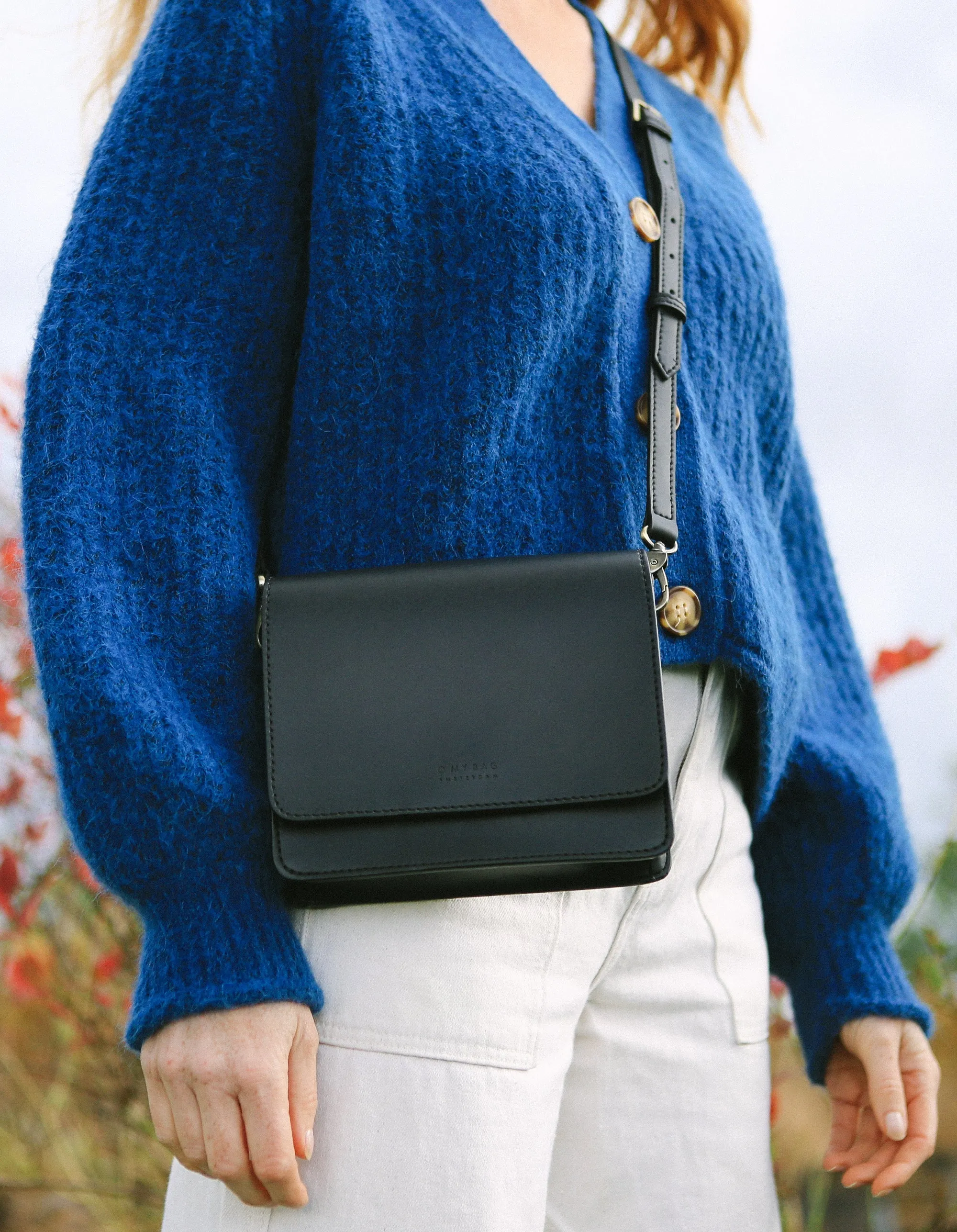 Audrey Mini Black Apple Leather