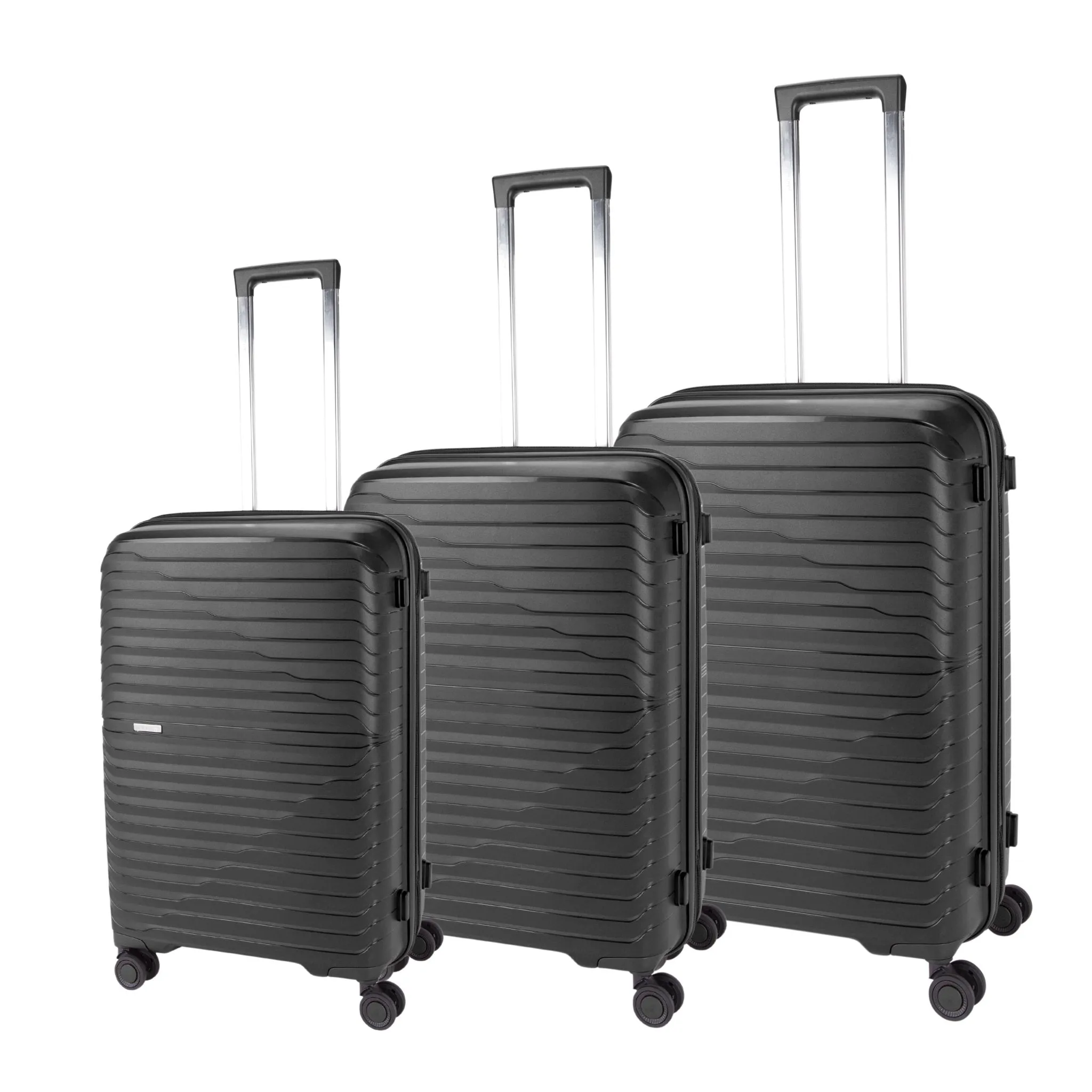 Basel Suitcase Set of 3-Champagne
