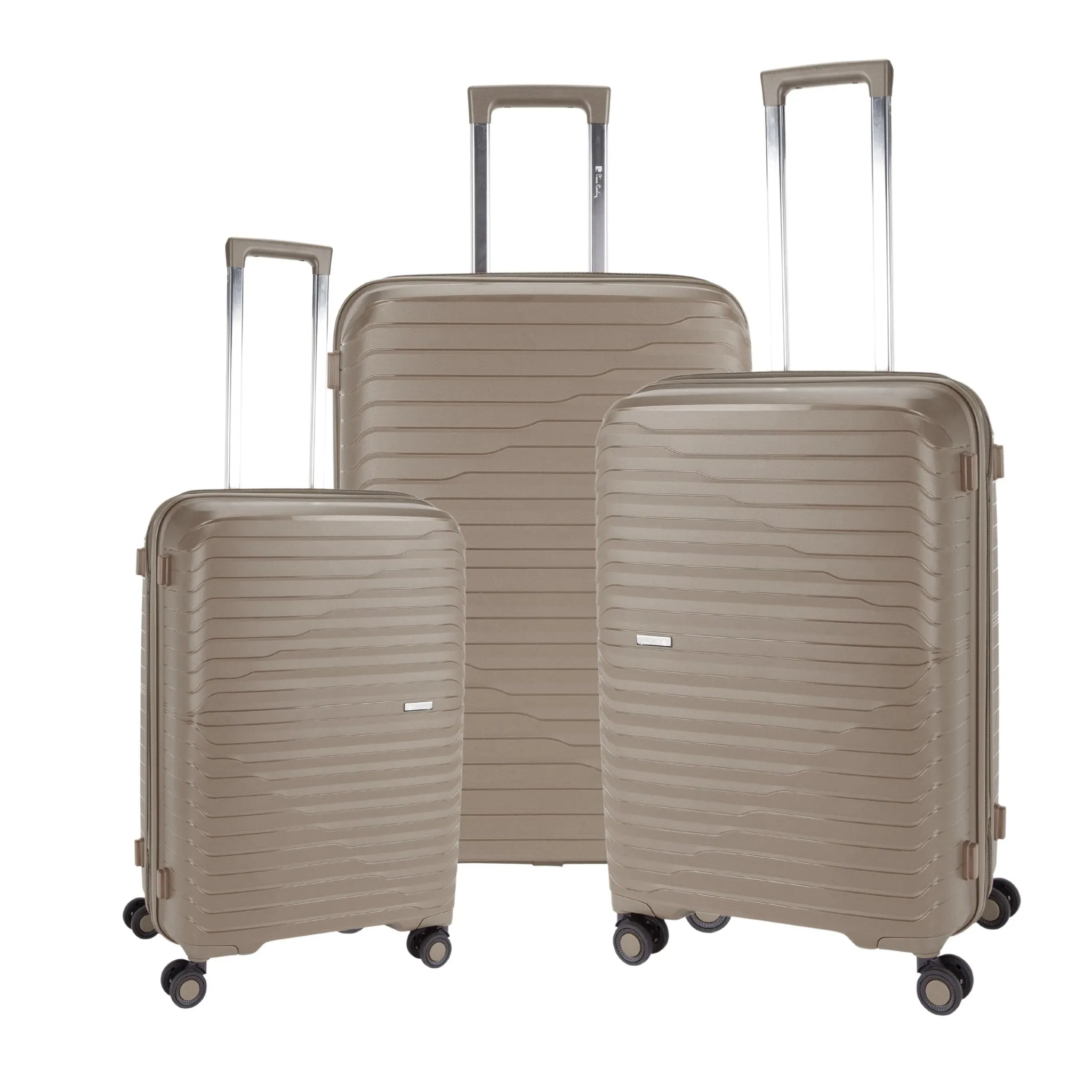 Basel Suitcase Set of 3-Champagne