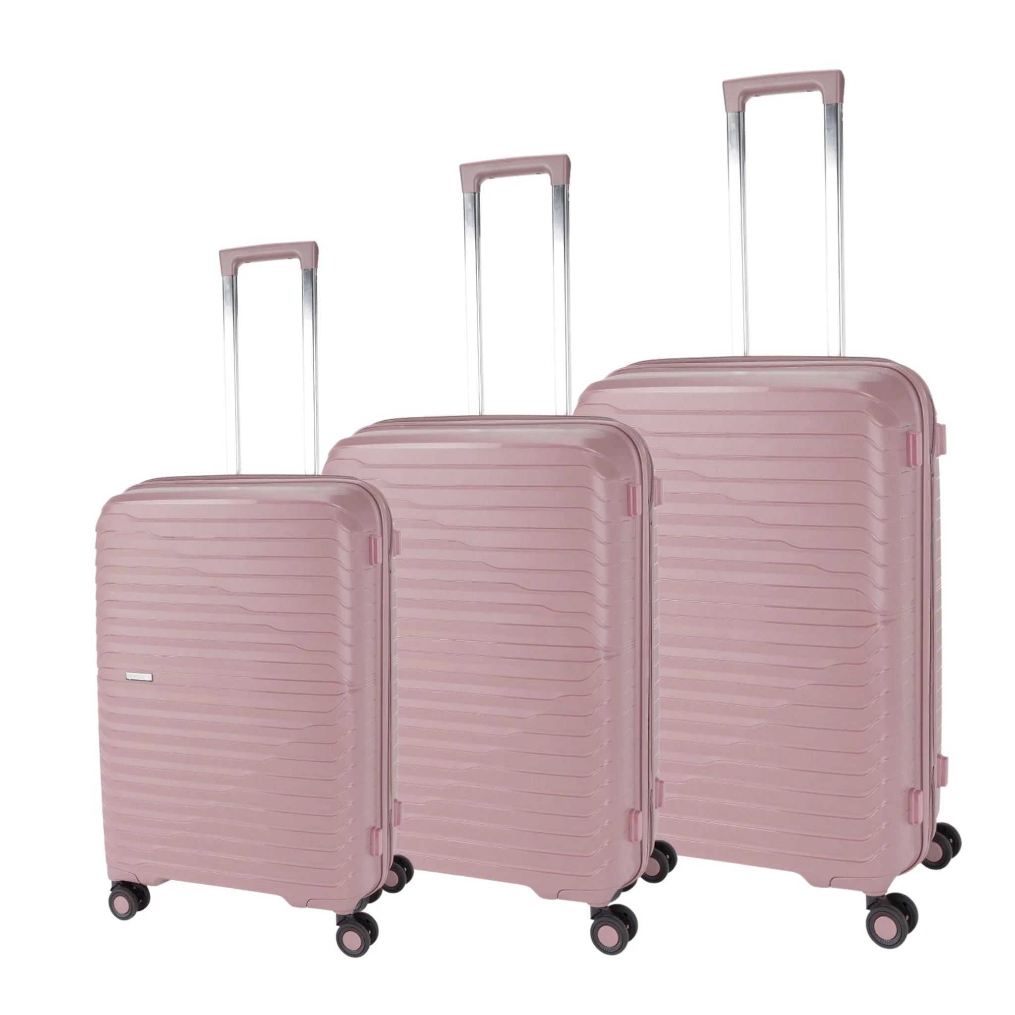 Basel Suitcase Set of 3-Champagne