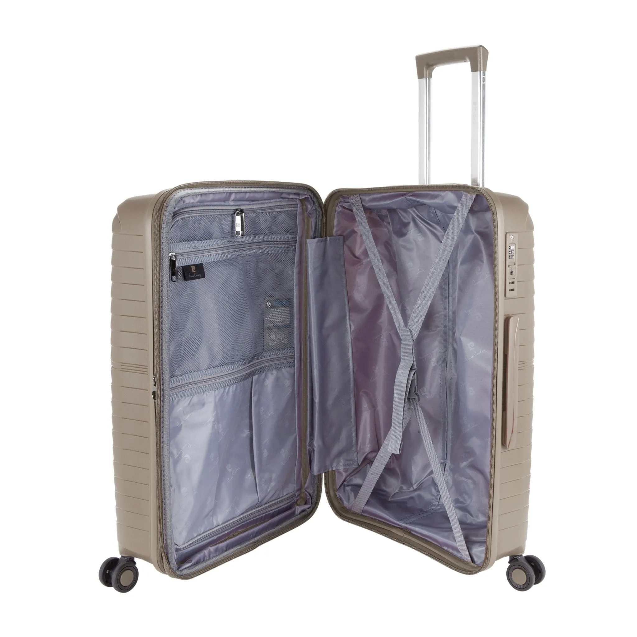 Basel Suitcase Set of 3-Champagne