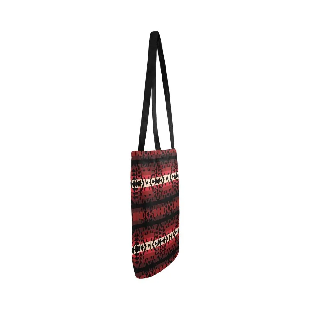 Black Rose Reusable Shopping Bag