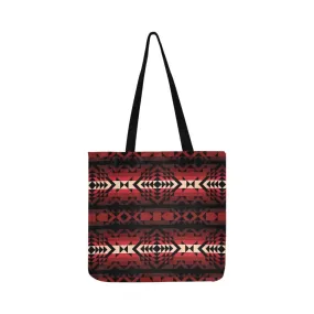 Black Rose Reusable Shopping Bag