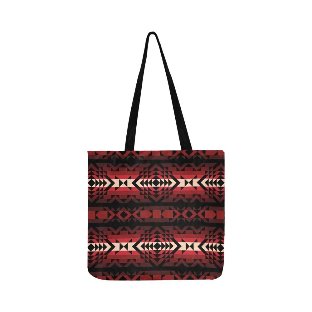 Black Rose Reusable Shopping Bag