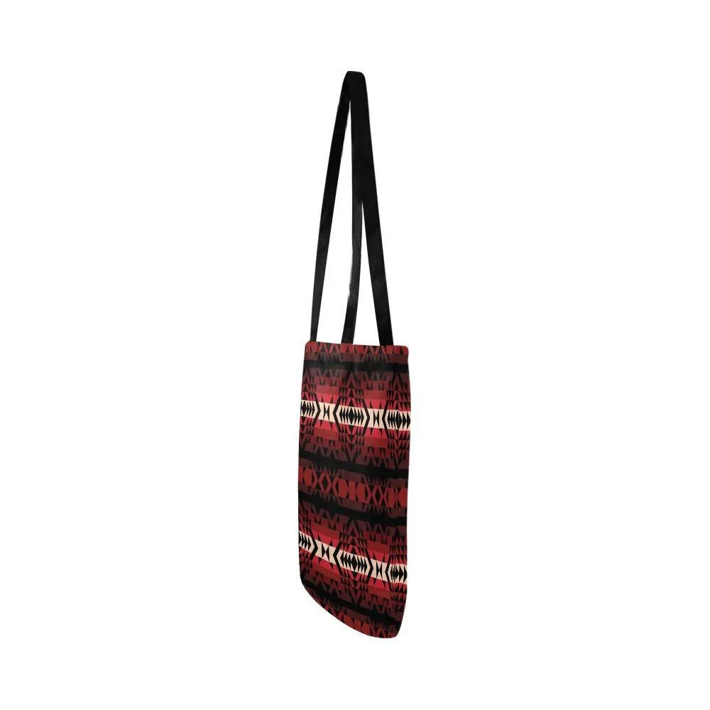 Black Rose Reusable Shopping Bag