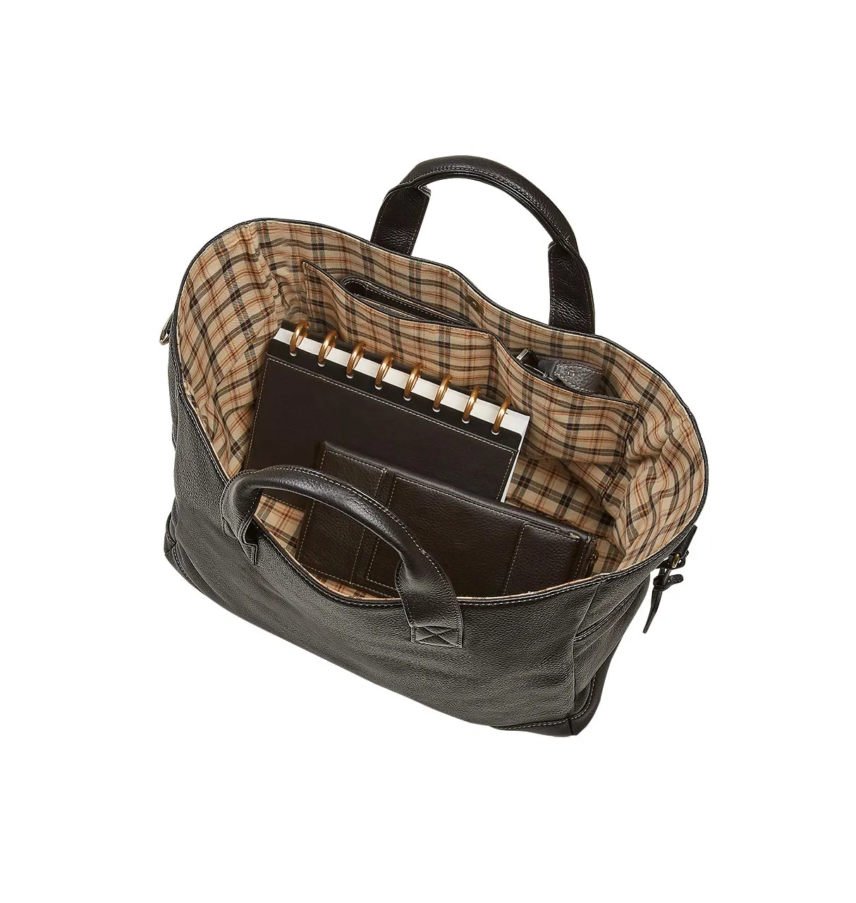 Bomber Jacket Flight Plan Leather Tote