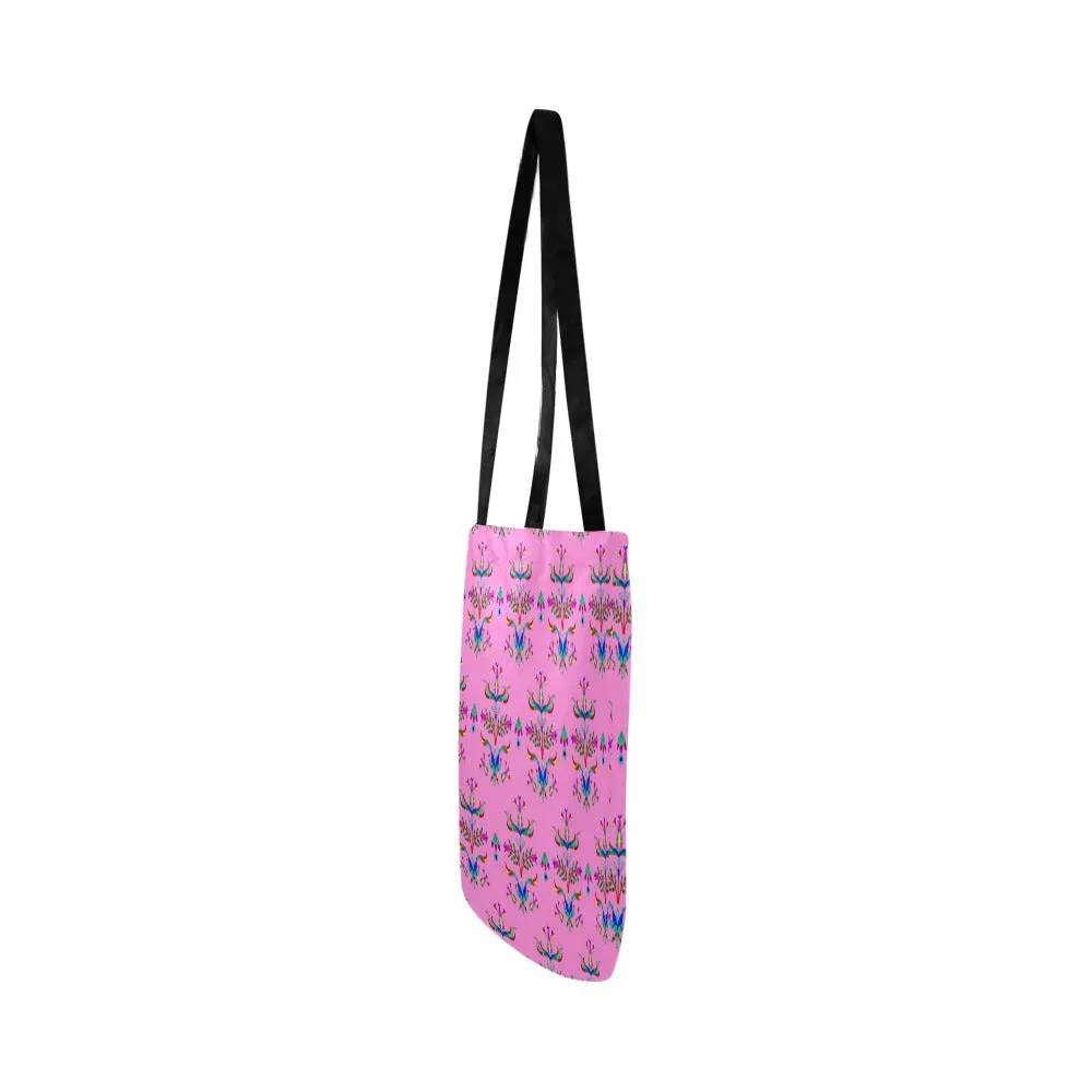 Dakota Damask Cheyenne Pink Reusable Shopping Bag