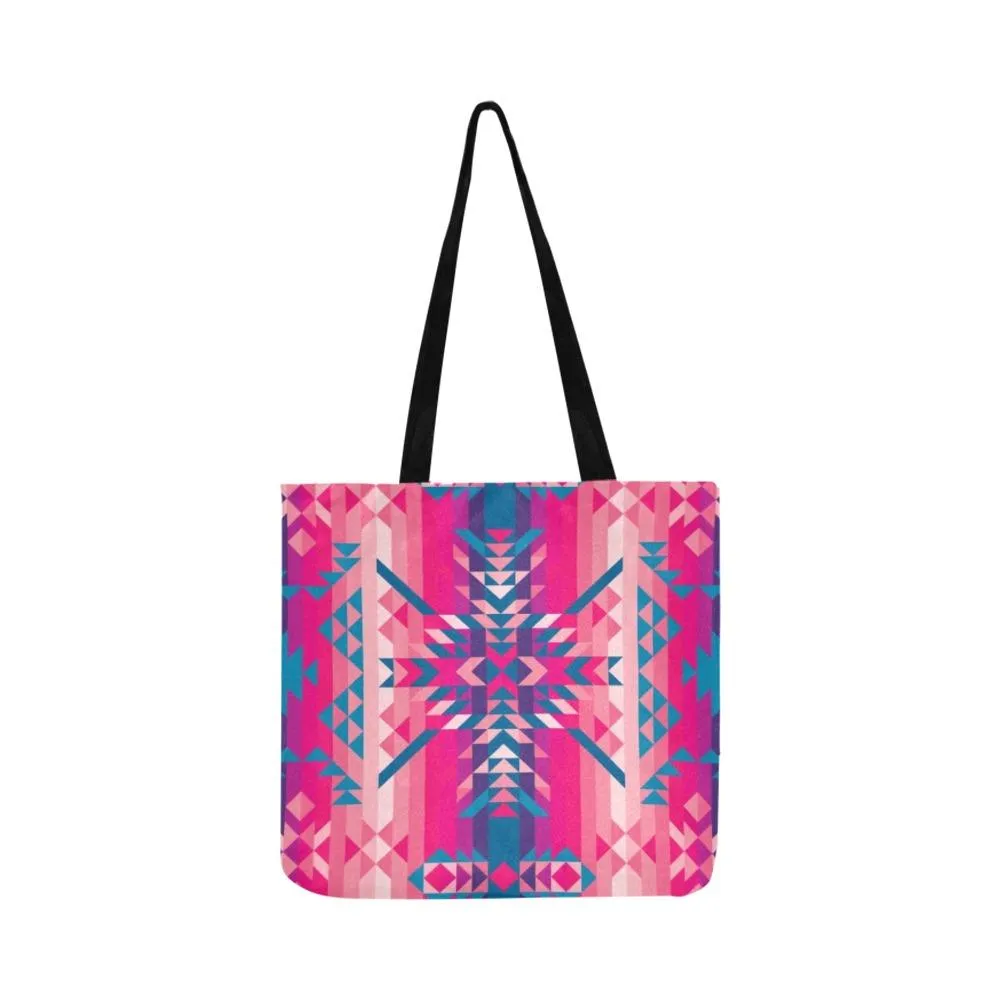 Desert Geo Blue Reusable Shopping Bag