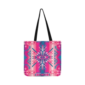 Desert Geo Blue Reusable Shopping Bag