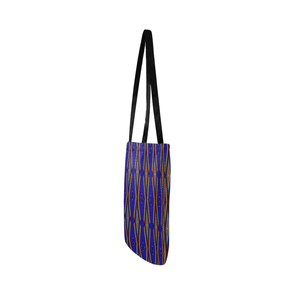Diamond in the Bluff Blue Reusable Shopping Bag