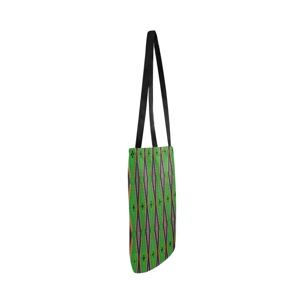 Diamond in the Bluff Lime Reusable Shopping Bag