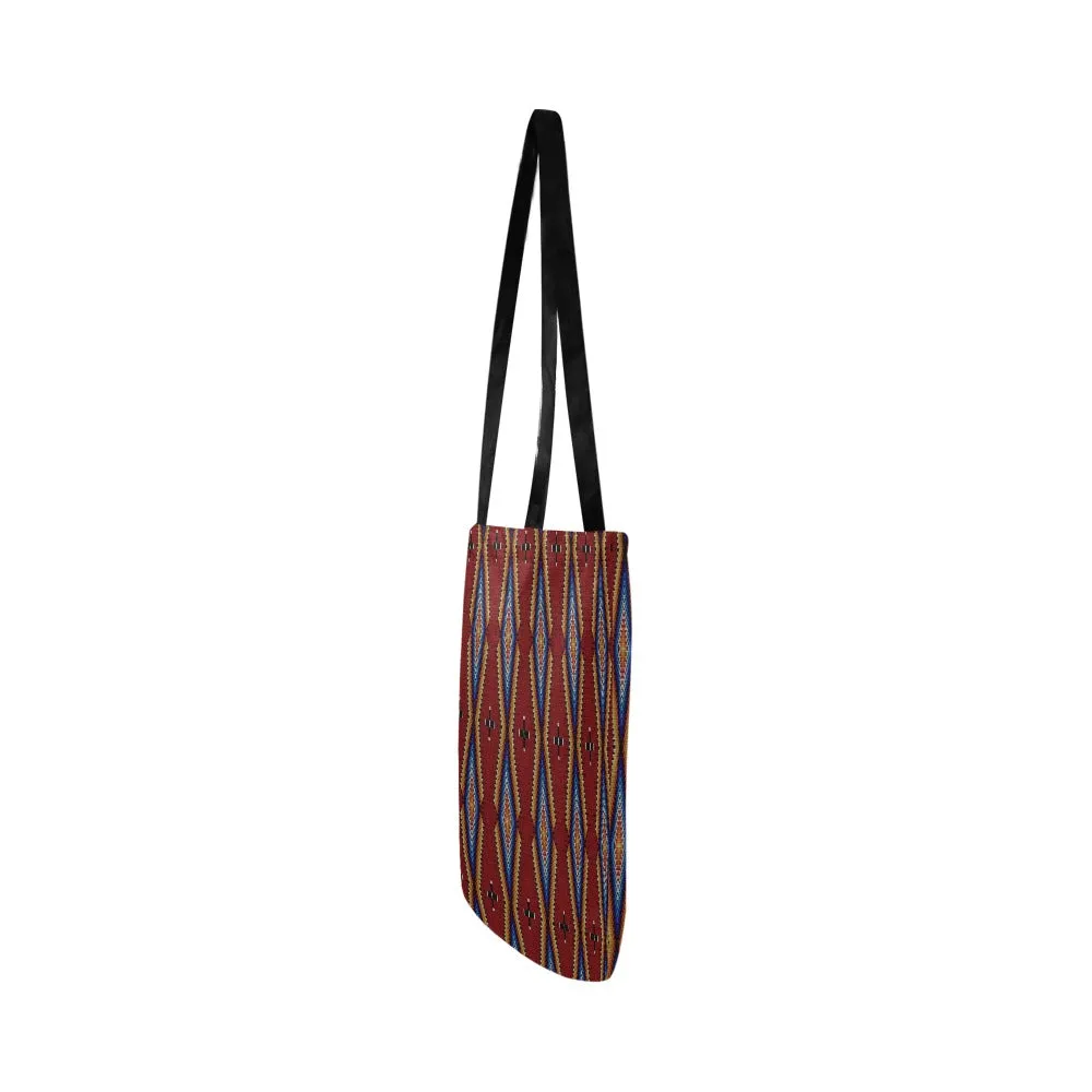Diamond in the Bluff Red Reusable Shopping Bag