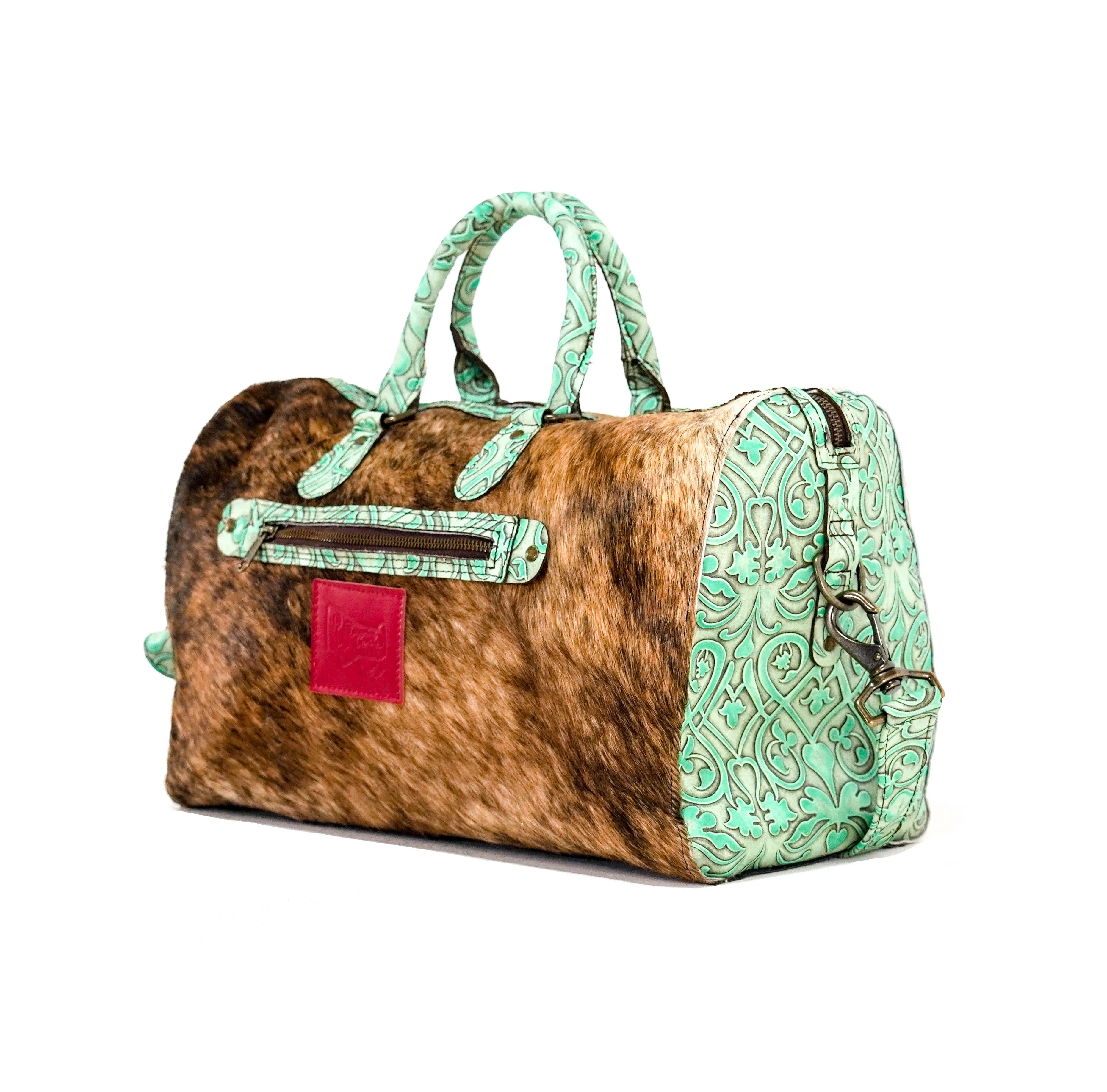 Duffel - Brindle w/ Mint Black Jack