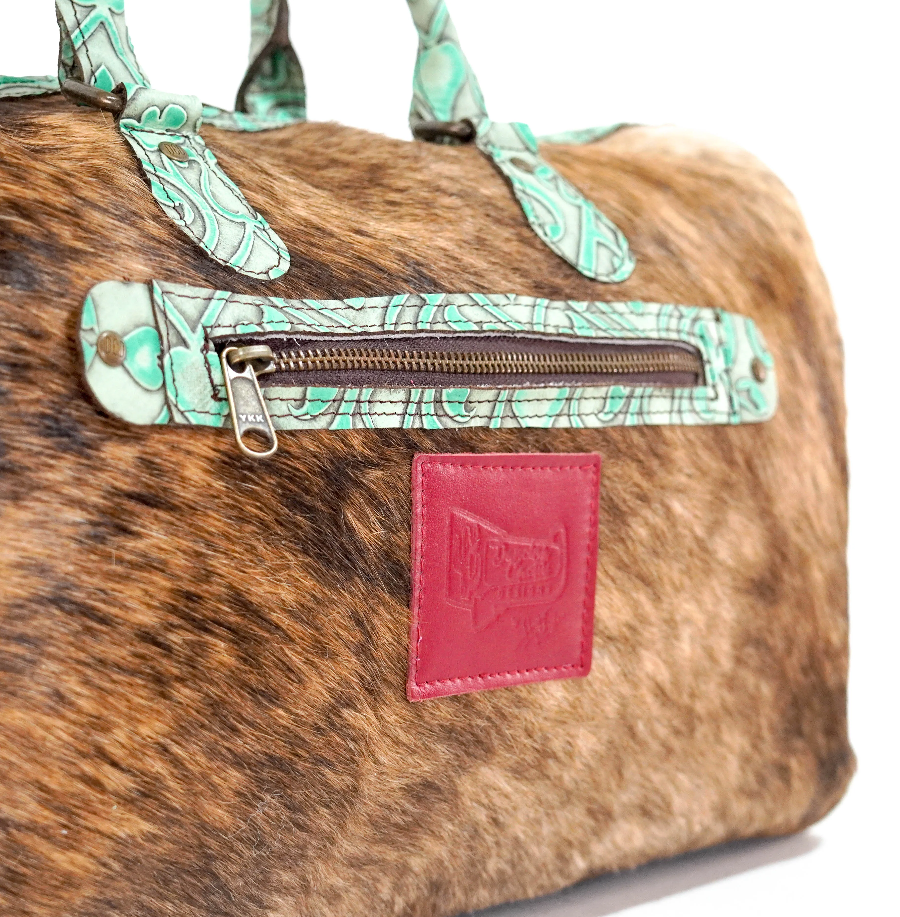 Duffel - Brindle w/ Mint Black Jack