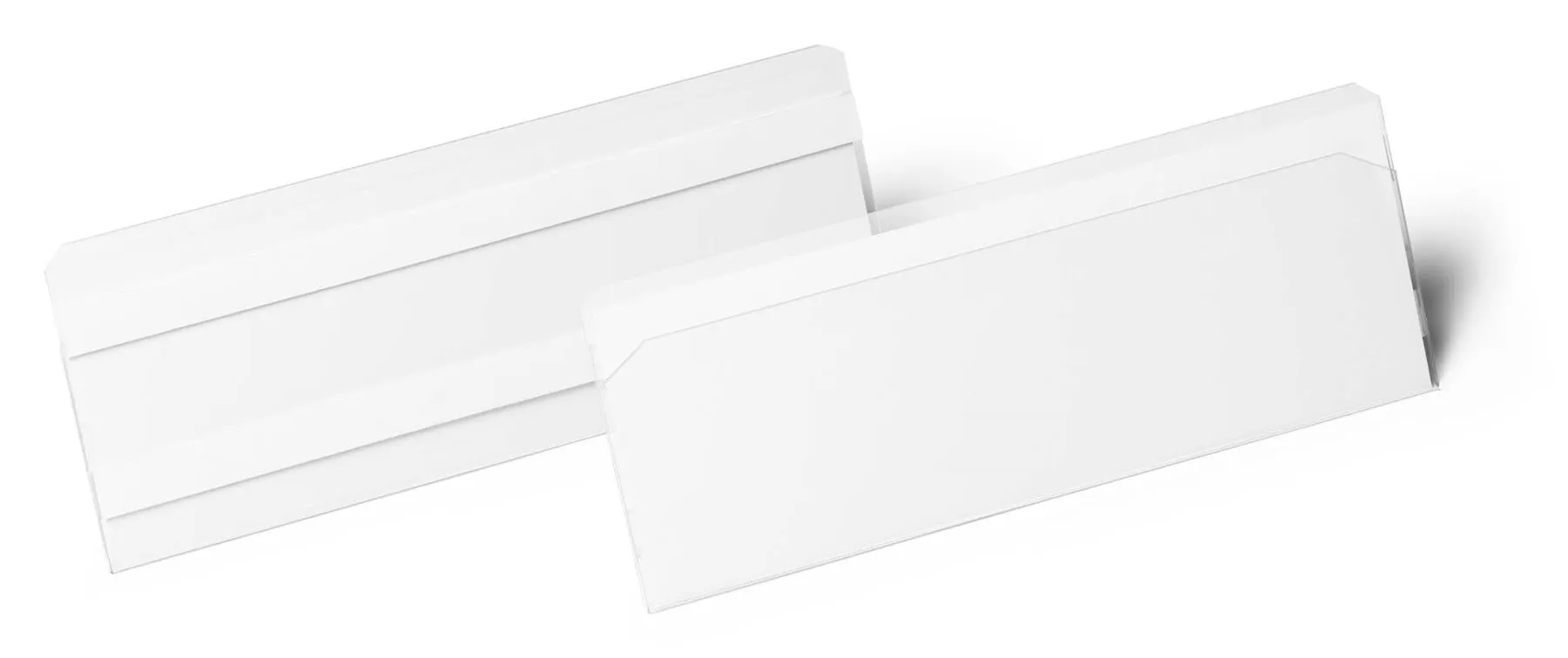 Durable Self Adhesive Ticket Label Holder Document Pocket | 10 Pack | 210 x 74mm
