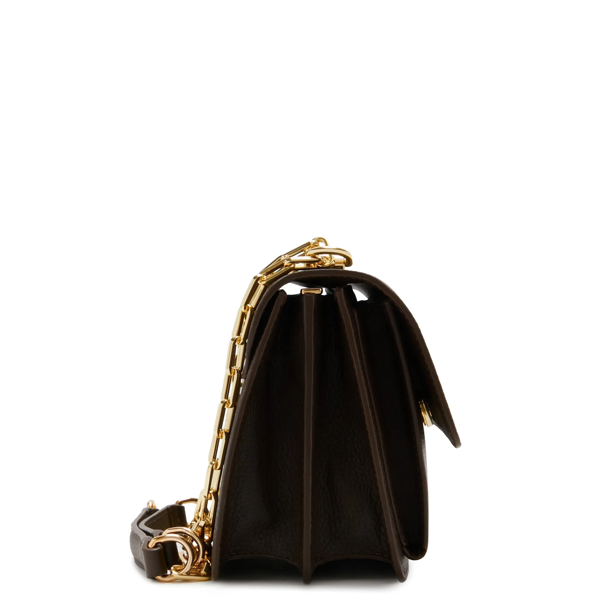 Femme Forte Valerie brown calfskin leather shoulder bag