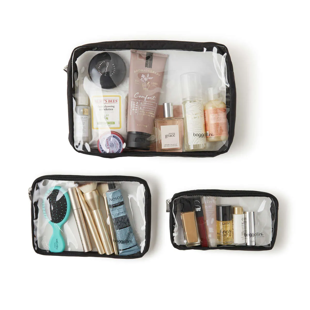 Getaway Clear Travel Pouches