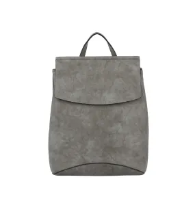 Grey Fashion Convertible Daily Backpack Shoulder Bag