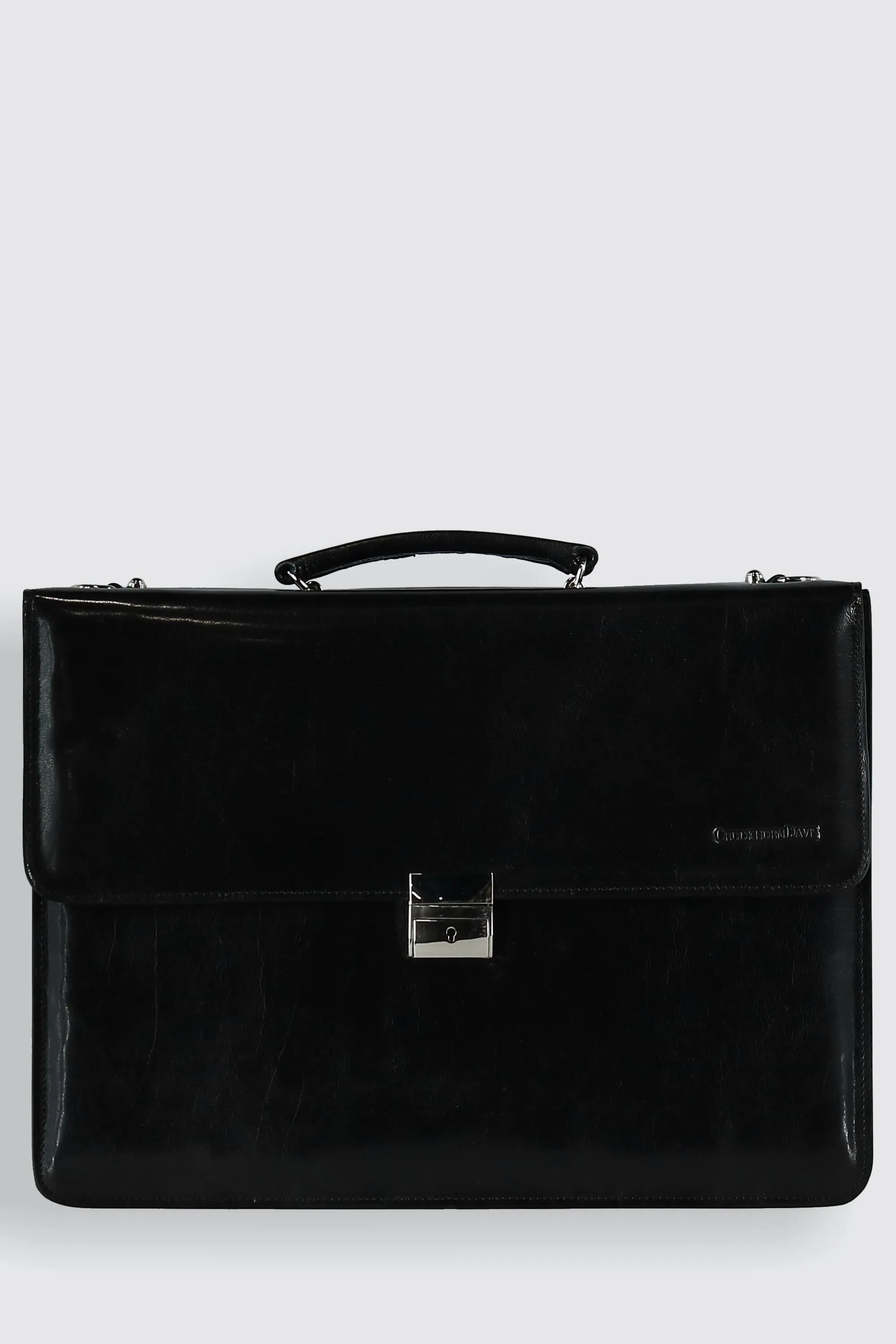 Hand Stained Vegetable Tanned Italian Leather Briefcase