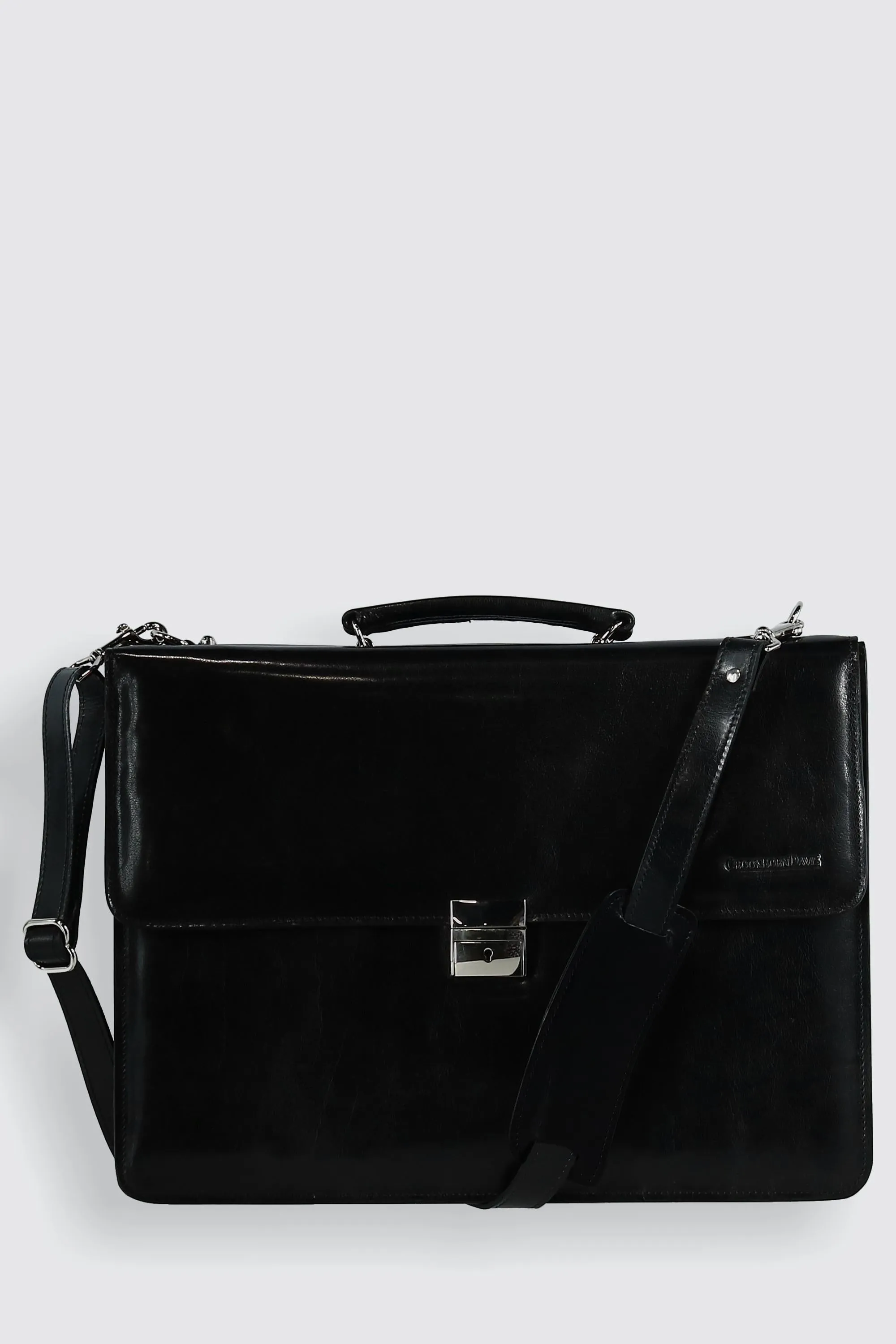 Hand Stained Vegetable Tanned Italian Leather Briefcase