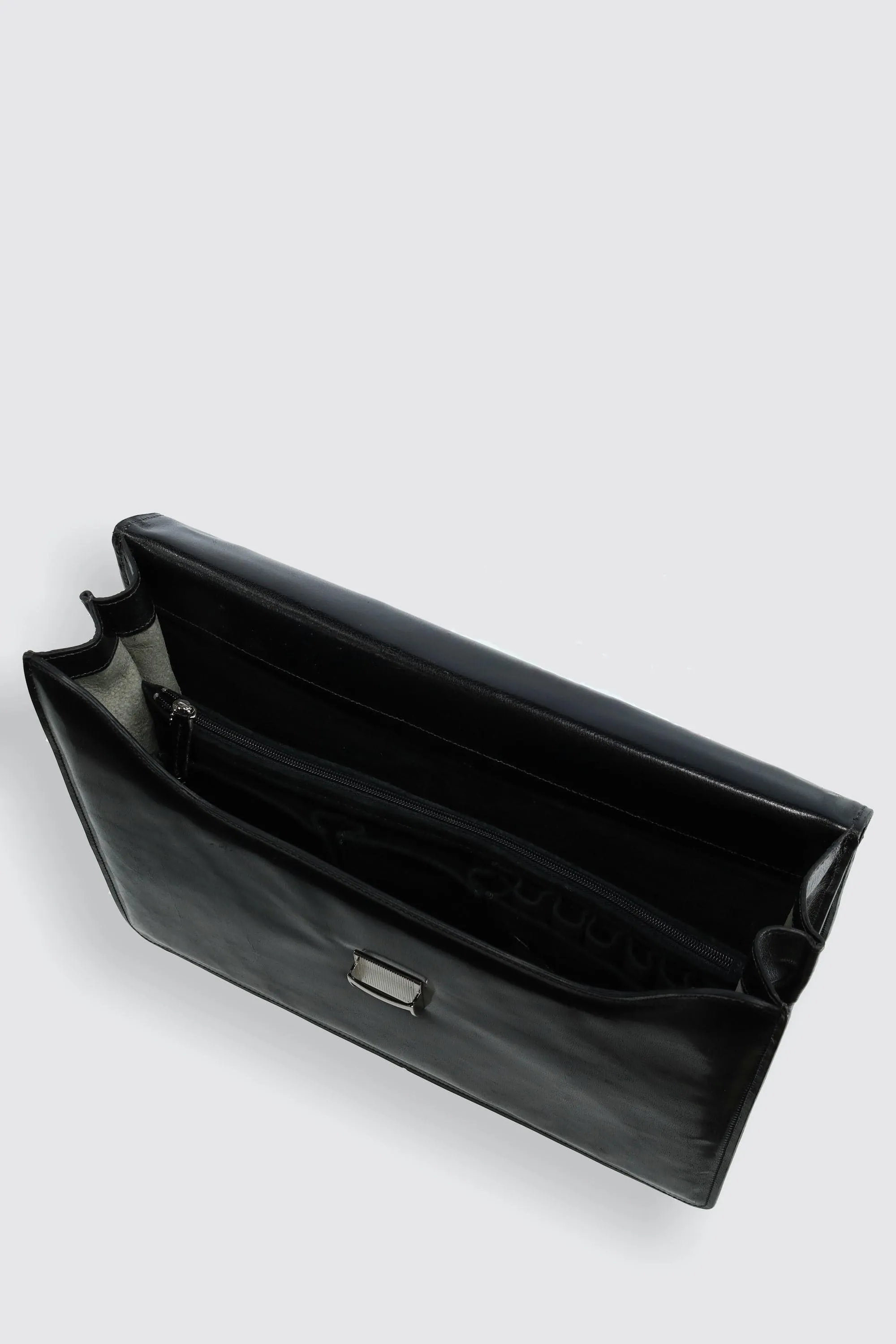 Hand Stained Vegetable Tanned Italian Leather Briefcase