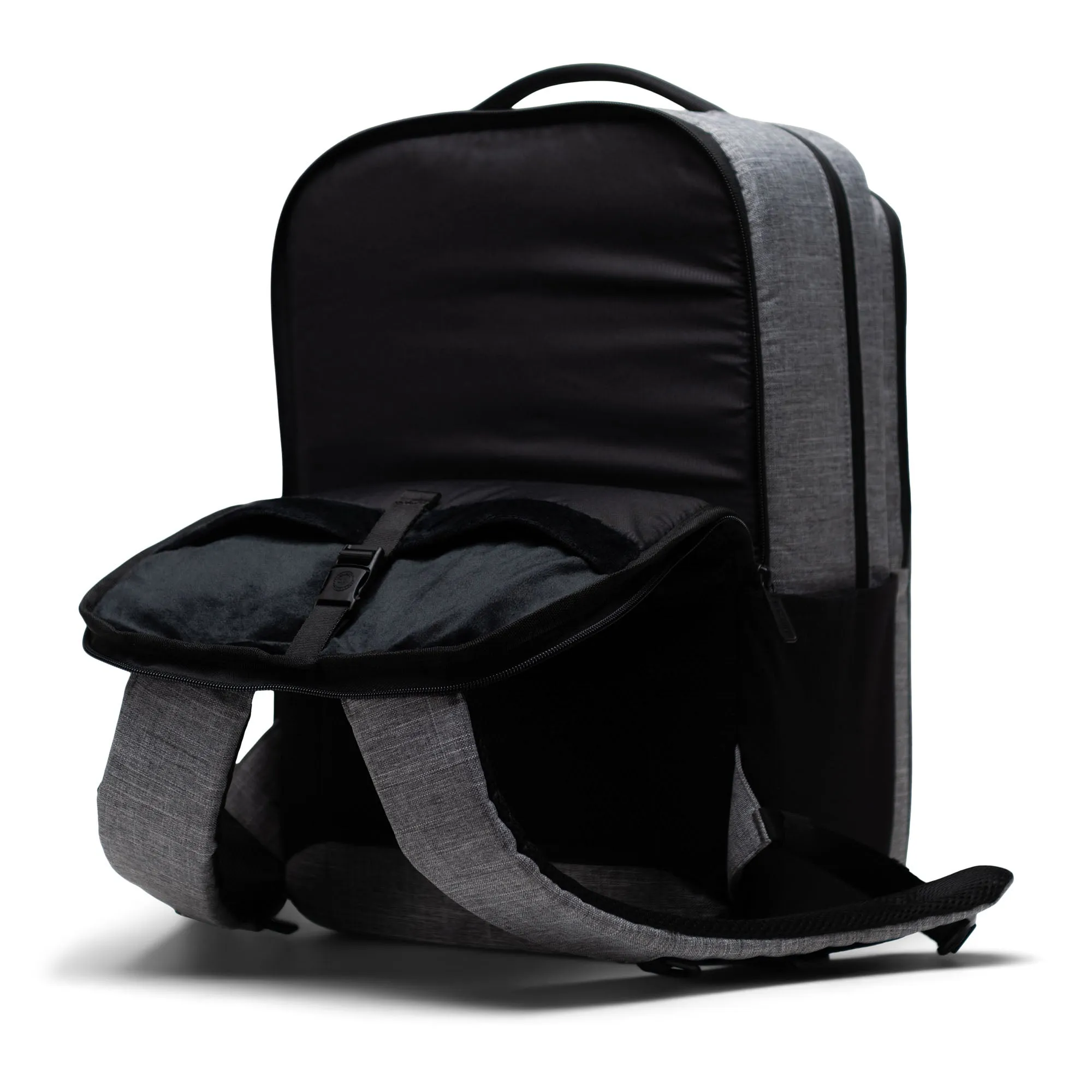 Herschel Kaslo Backpack Tech in Raven Crosshatch