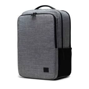 Herschel Kaslo Backpack Tech in Raven Crosshatch
