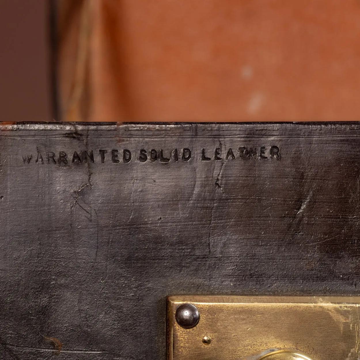 Large Dark Brown Leather Norfolk Hide Case