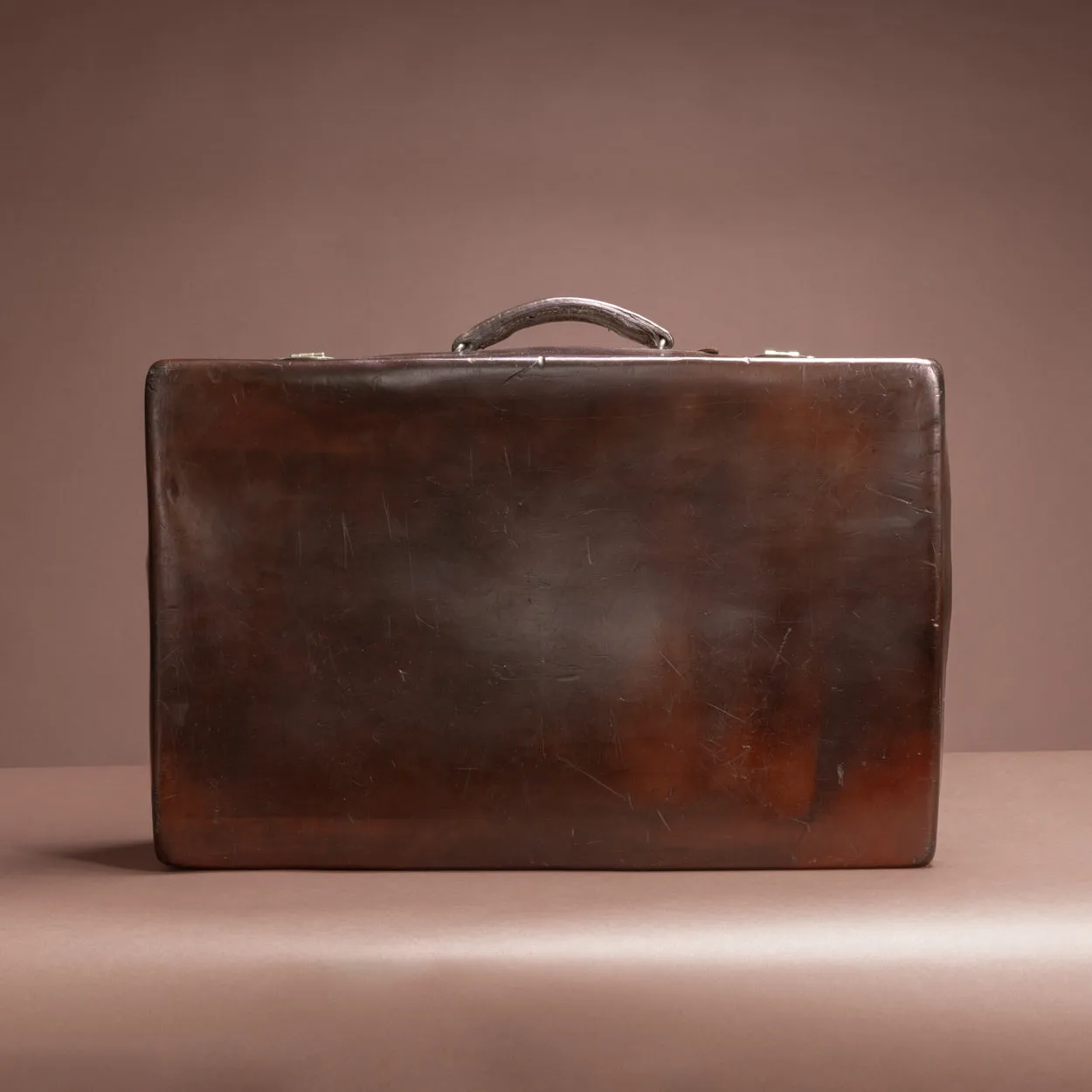 Large Dark Brown Leather Norfolk Hide Case