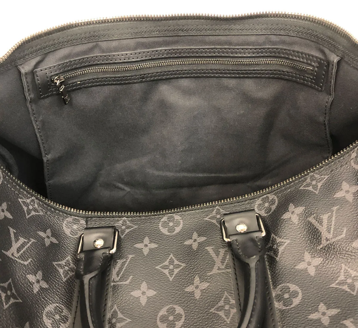 Louis Vuitton Keepall Bandouliére 45 Monogram Eclipse Canvas