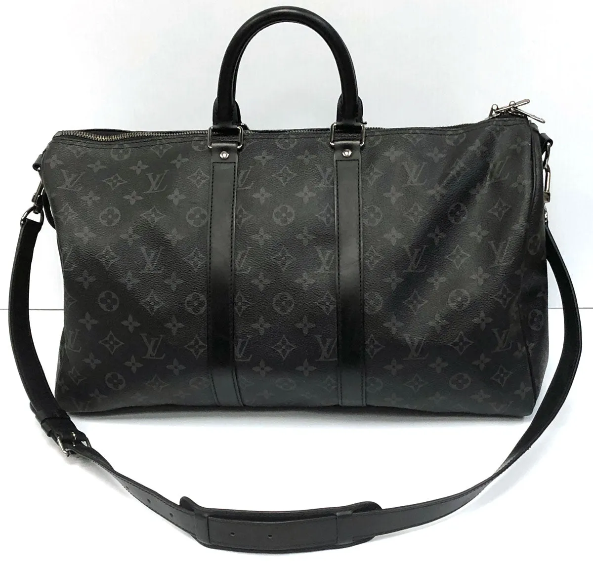Louis Vuitton Keepall Bandouliére 45 Monogram Eclipse Canvas