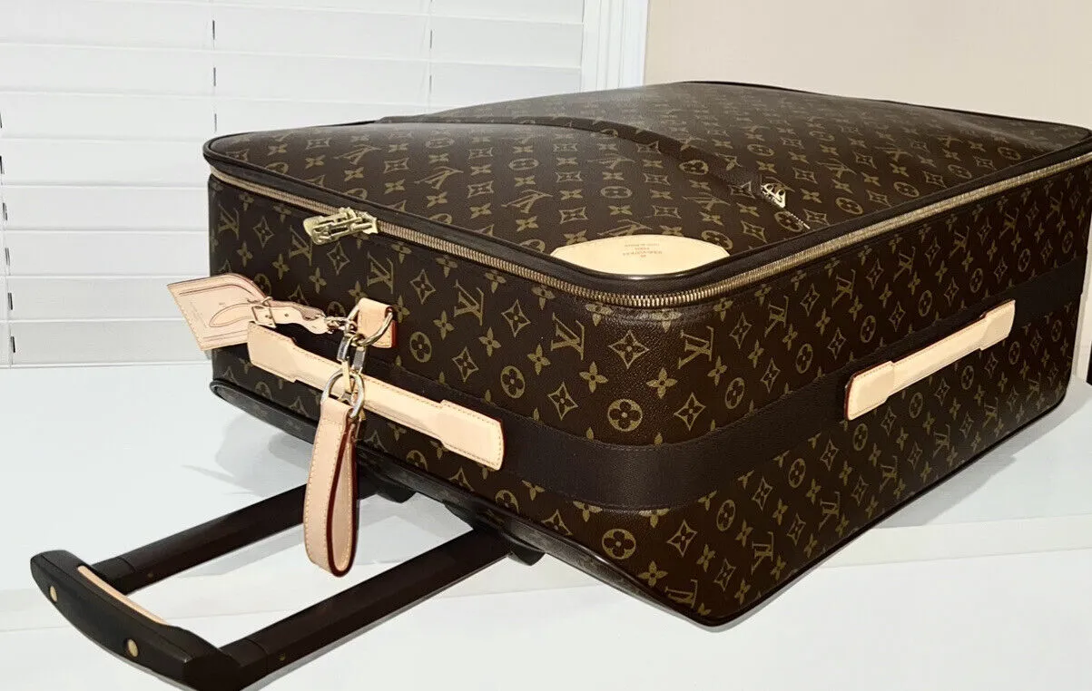 Louis Vuitton Pegase 70 Rolling Suitcase Bag w/ Dustbag Discontinued SP1002 🩵