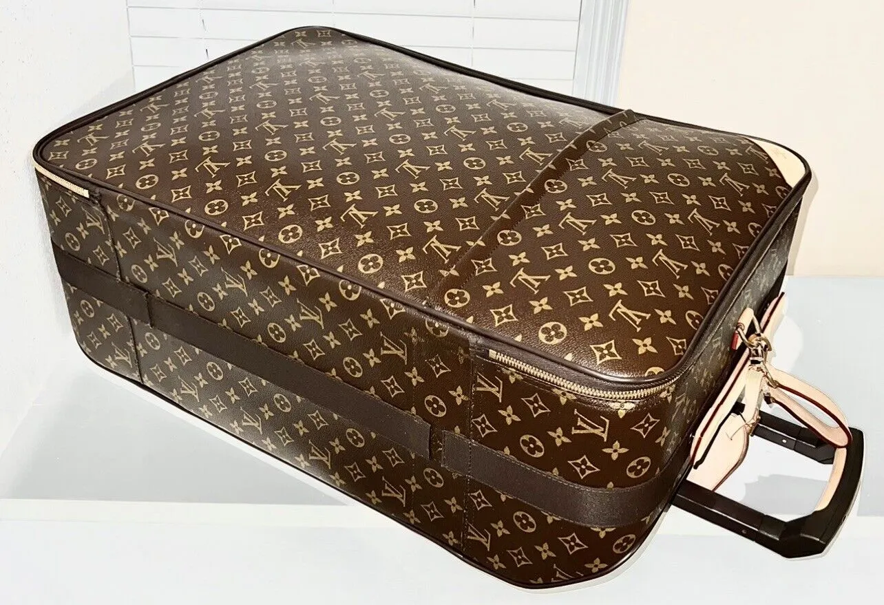 Louis Vuitton Pegase 70 Rolling Suitcase Bag w/ Dustbag Discontinued SP1002 🩵