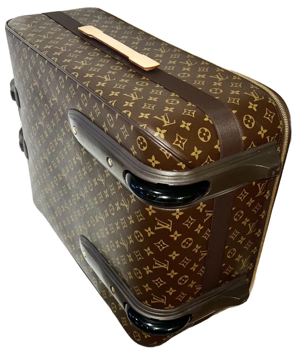 Louis Vuitton Pegase 70 Rolling Suitcase Bag w/ Dustbag Discontinued SP1002 🩵