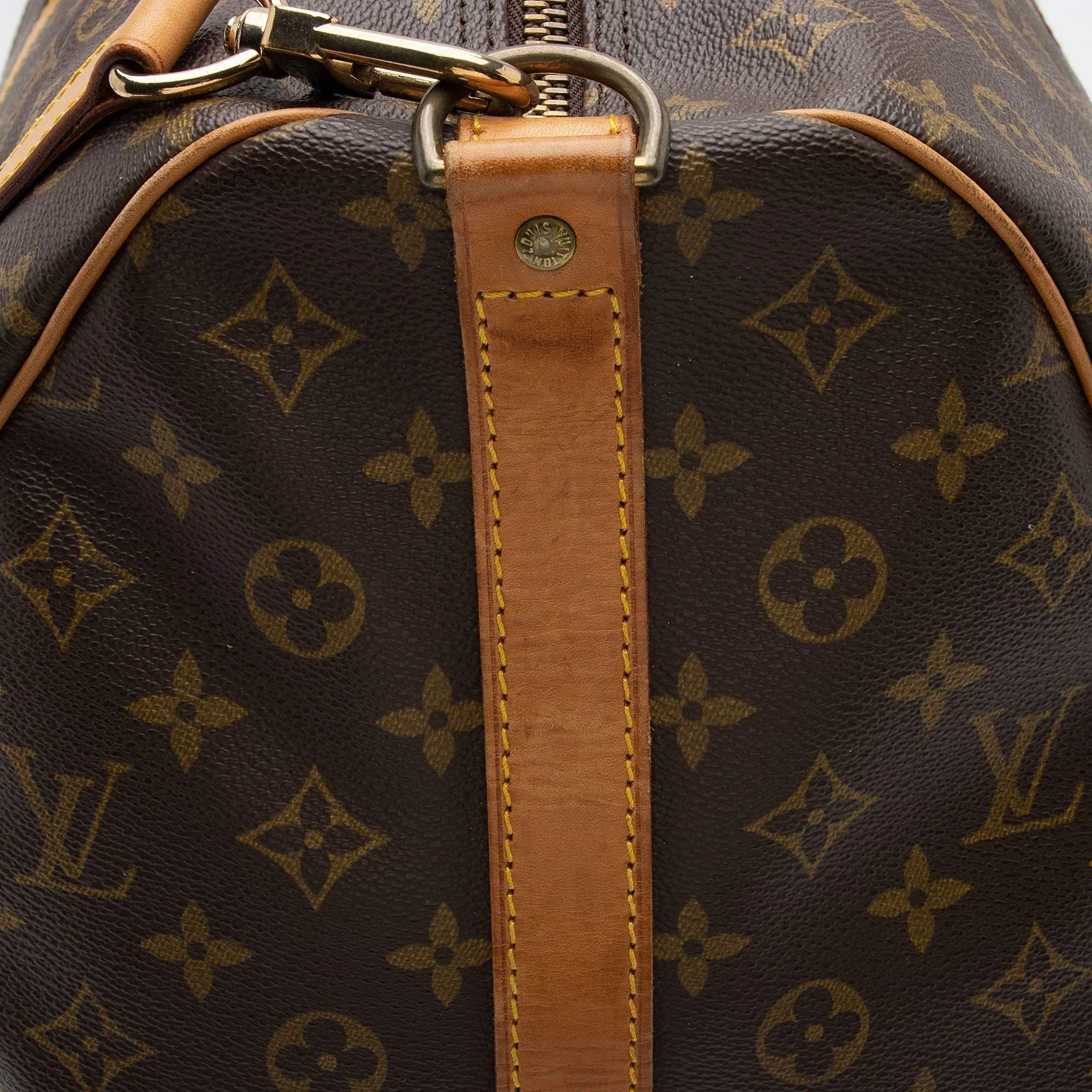 Louis Vuitton Vintage Monogram Canvas Keepall Bandouliere 60 Duffle Bag (SHF-sySr8G)