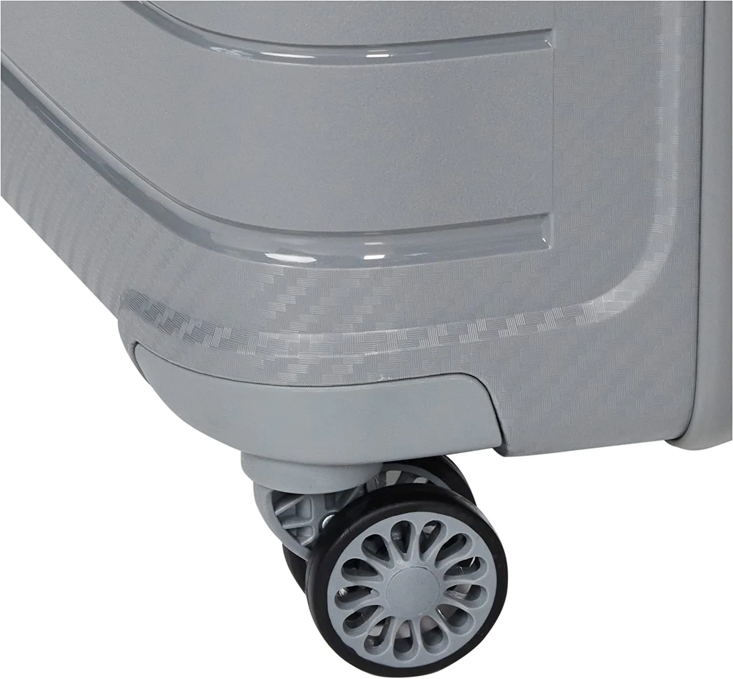 Lyon Suitcase Set of 3   Beauty Case- Light Grey