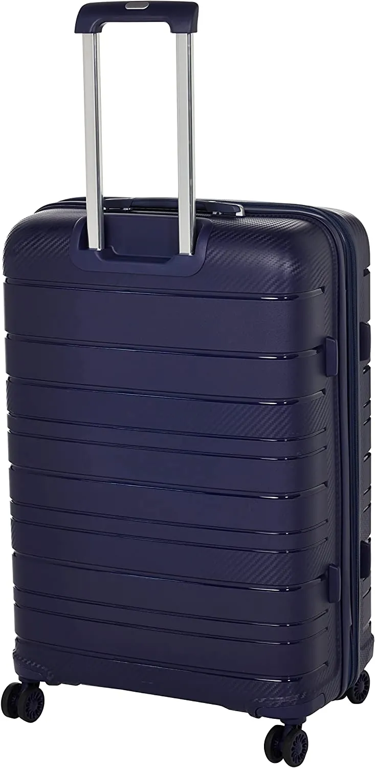 Lyon Suitcase Set of 3   Beauty Case- Navy