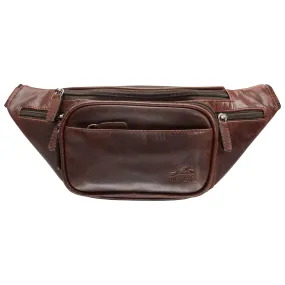 Mancini Leather Classic Waist Bag