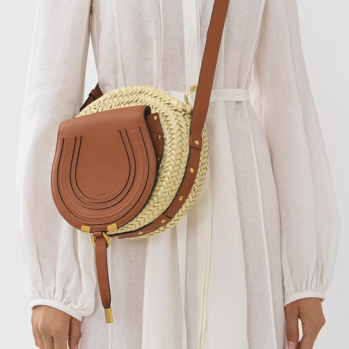 Marcie Small Crossbody Basket Bag