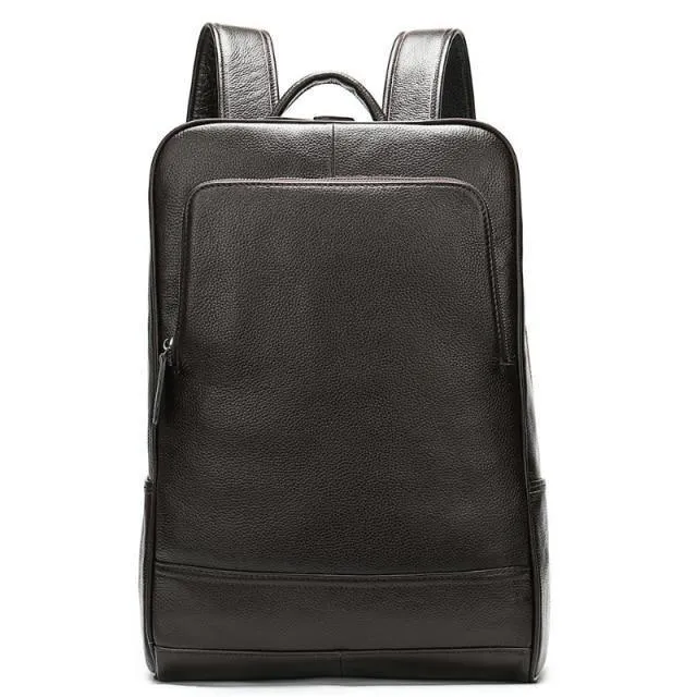 Men Or Womens Shoulder Bag Backpack Soft Leather Travel Bag