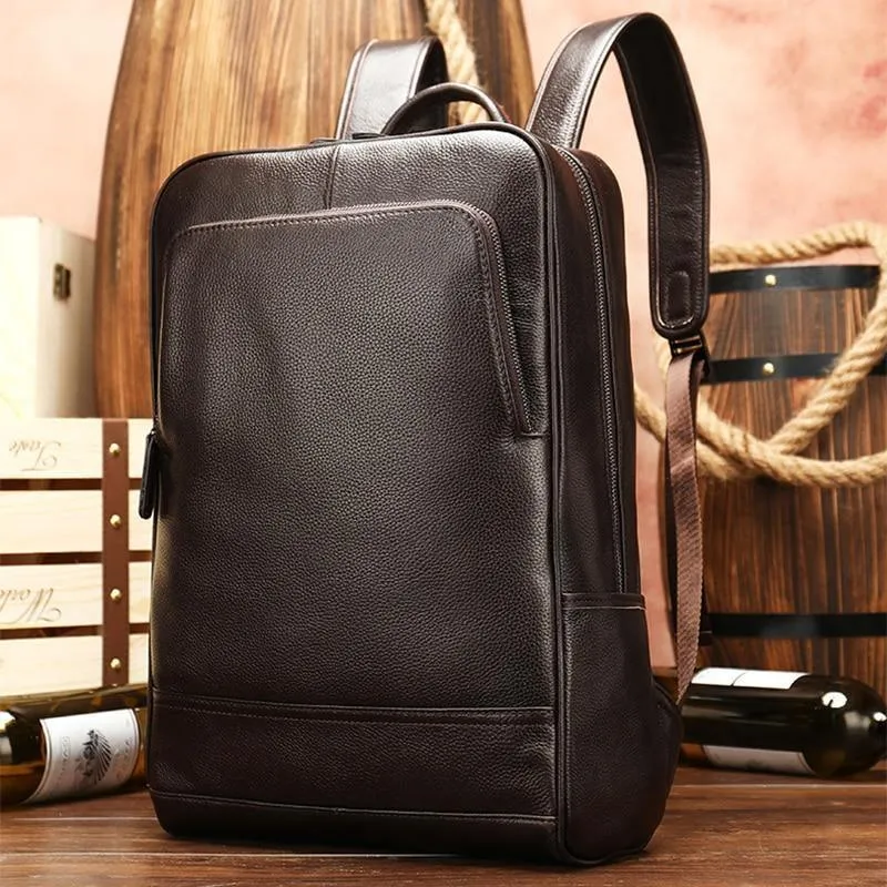 Men Or Womens Shoulder Bag Backpack Soft Leather Travel Bag