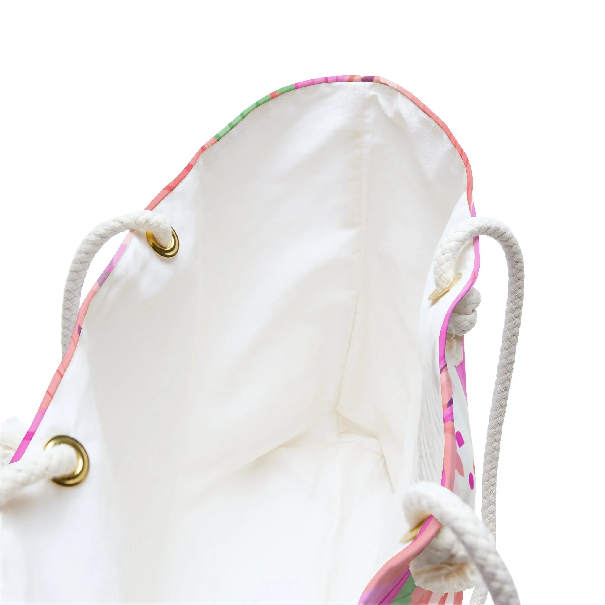 Miniaday Designs Pink Enchanted Blooms Weekender Bag